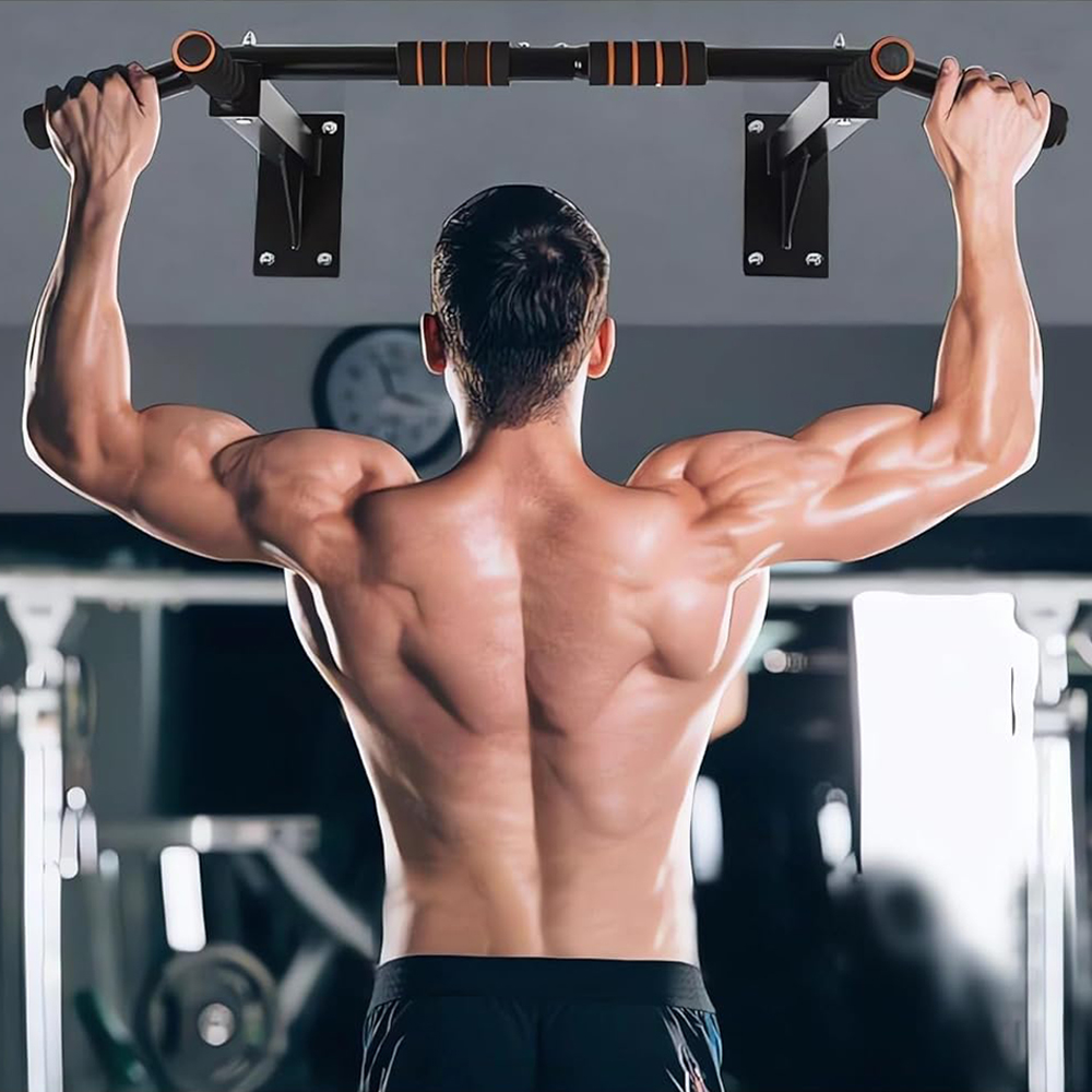 Home Gym Exercise - Adjustable Steel Frame Bar Home Gym