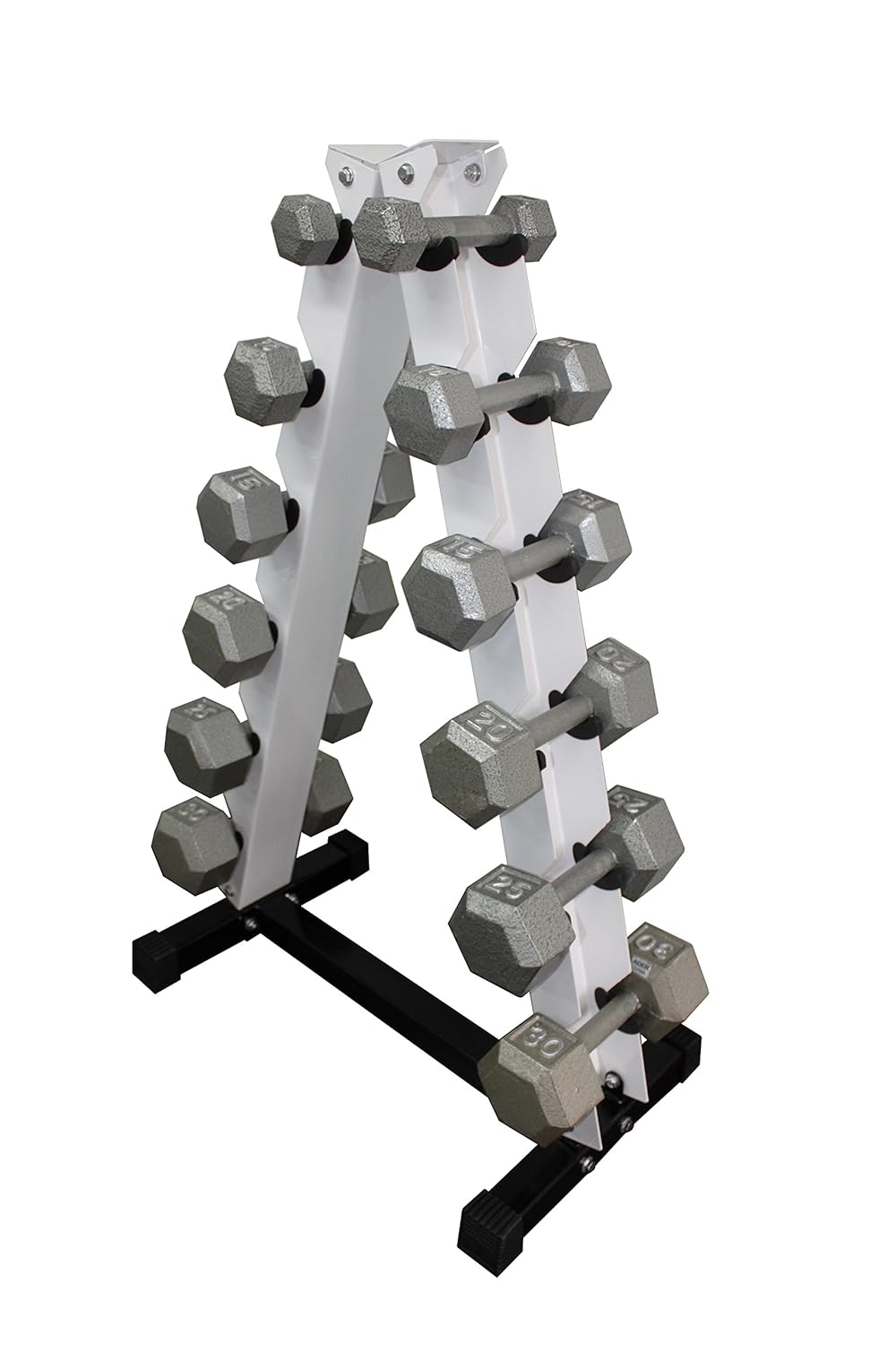 Hex Dumbbell Set - Hex Cast Iron Grey Dumbbell Set,