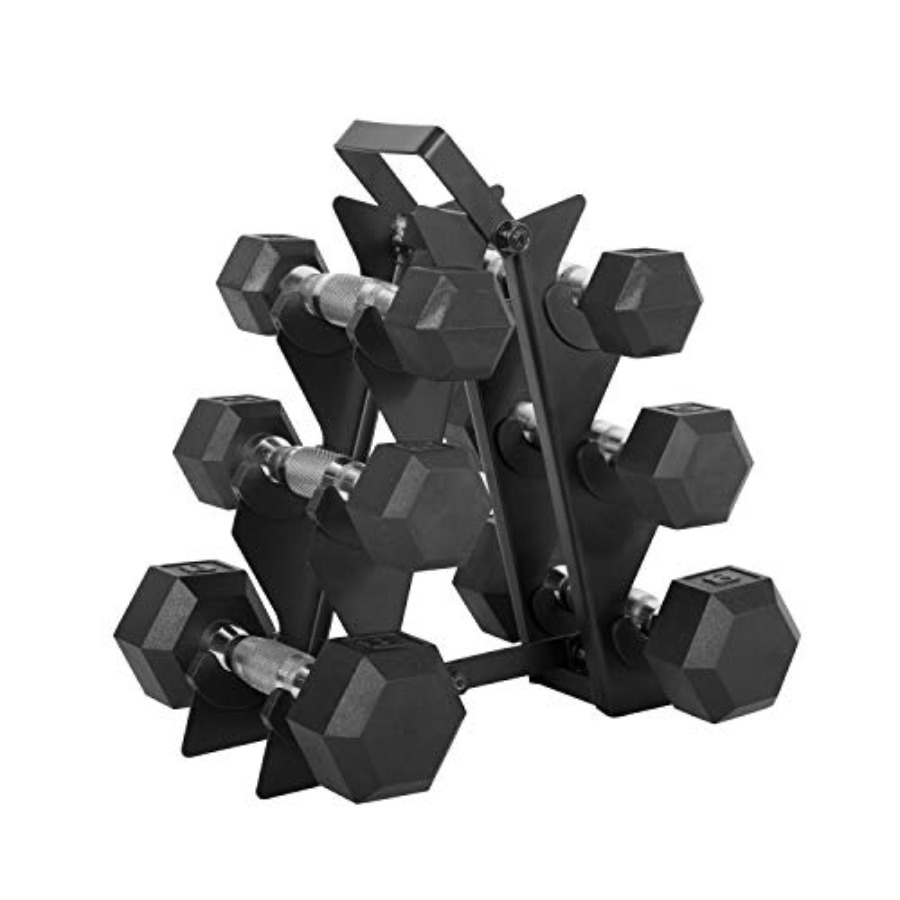 Hex Dumbbell Set - Coated Hex Dumbbell Set