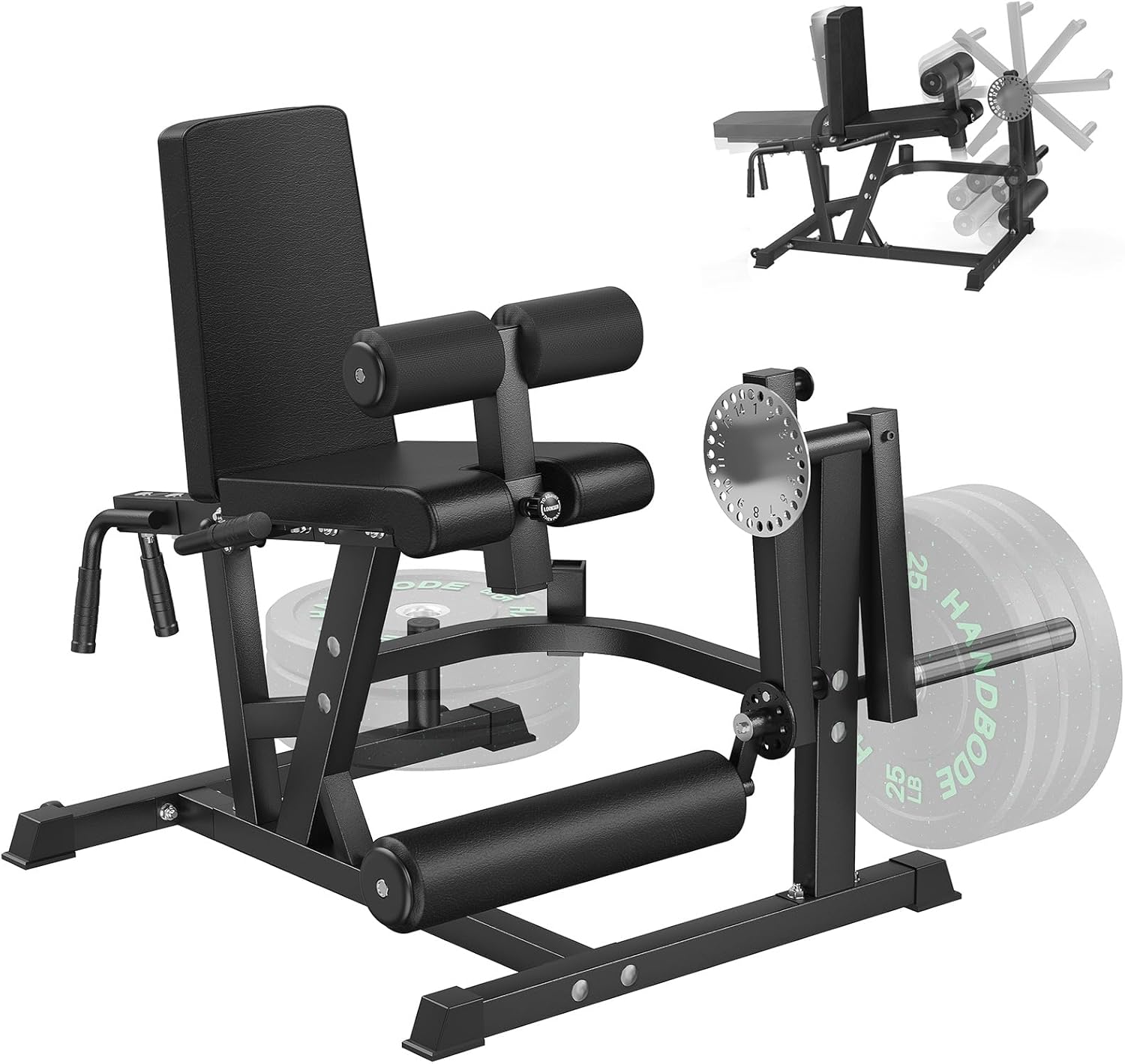 Home Gym Leg Extension - Home Gym Use, Metal Material, Silver