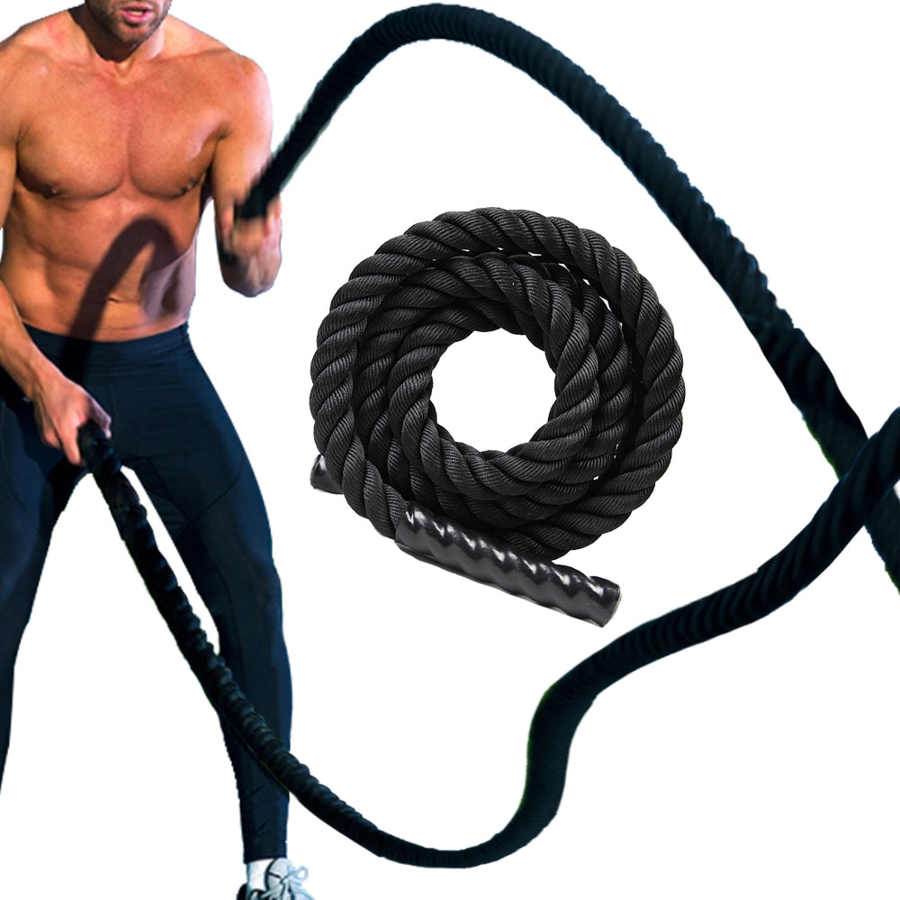 Home Gym Exercise - Poly Dacron Battle Rope Home Gym
