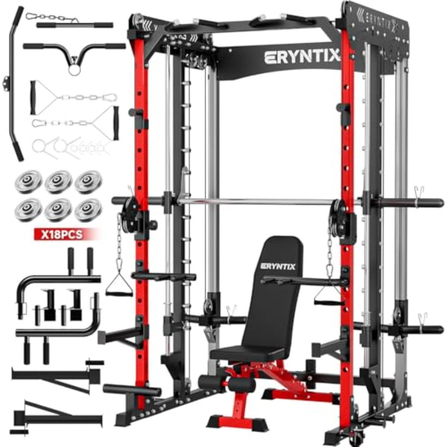 Smith Machine 2600 LBS Capacit - Home Gym One Machine 评论和价格