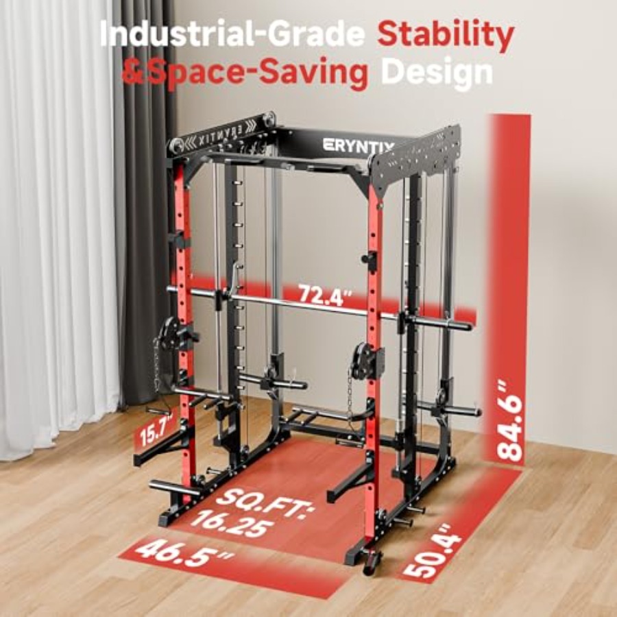Smith Machine 2600 LBS Capacit - Home Gym One Machine 评论和价格