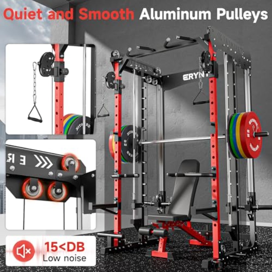 Smith Machine 2600 LBS Capacit - Home Gym One Machine 评论和价格