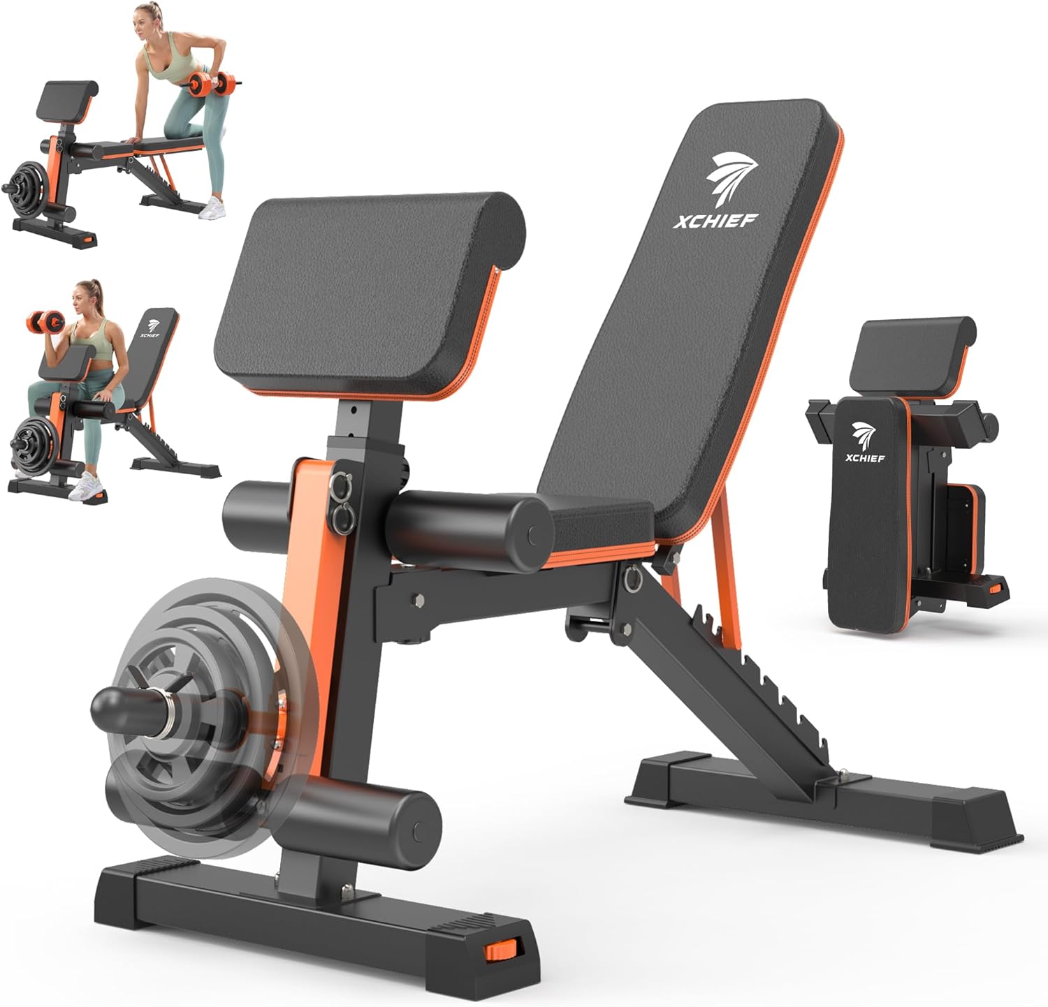 Adjustable Weight Bench - 1000 - Home Gym Leg Extension 评论和价格
