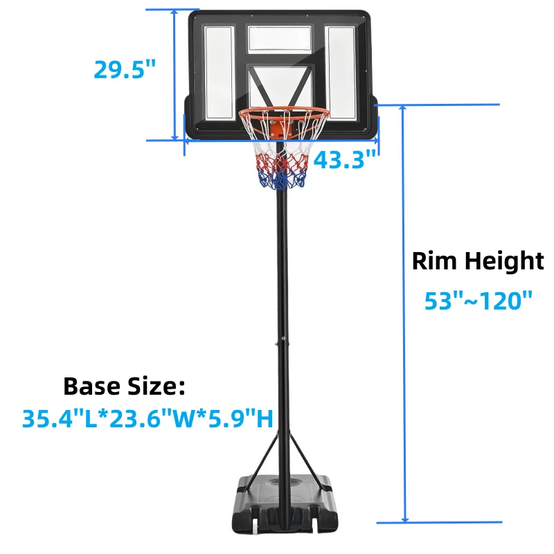 Adjustable Movable Basketball  - Home Gym And Basketball Court 评论和价格