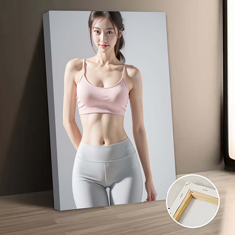 Metal Poster Female Figure Art - Home Gym Minimalist 评论和价格