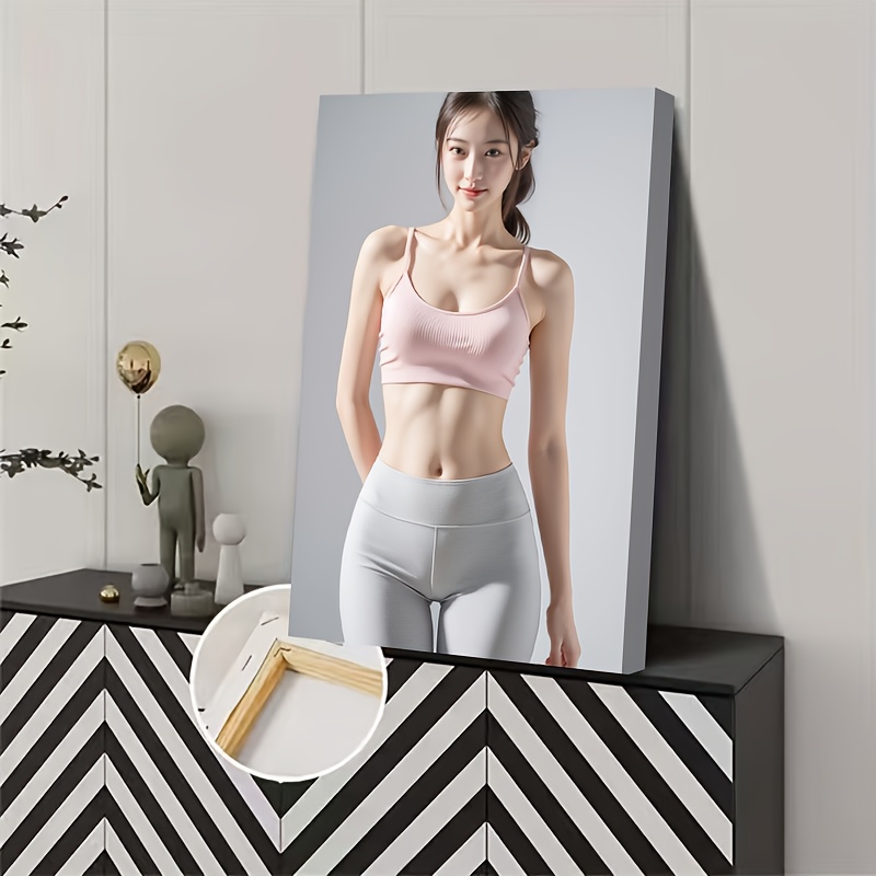 Metal Poster Female Figure Art - Home Gym Minimalist 评论和价格
