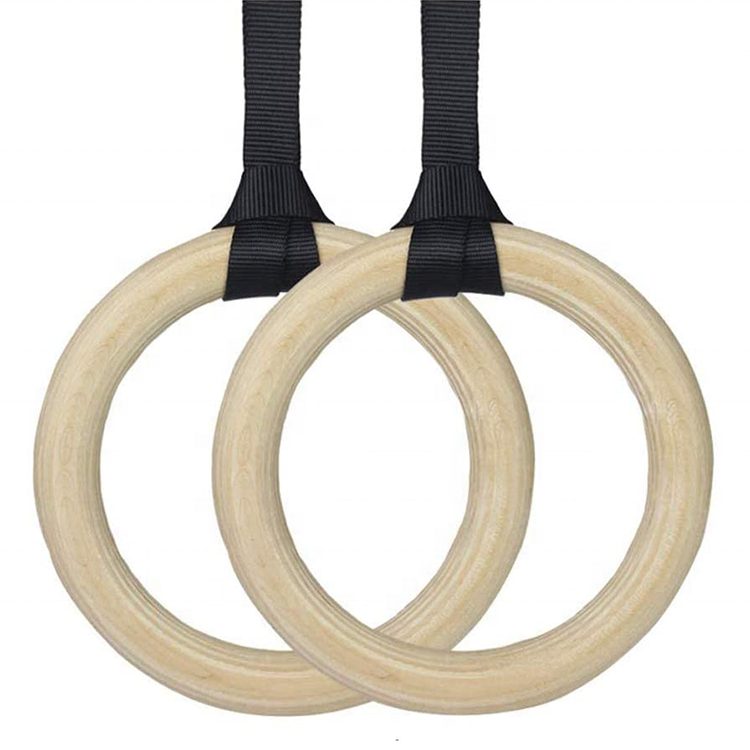 Outdoor Fitness Equipment Gym  - Gymnastic Rings Wooden 评论和价格