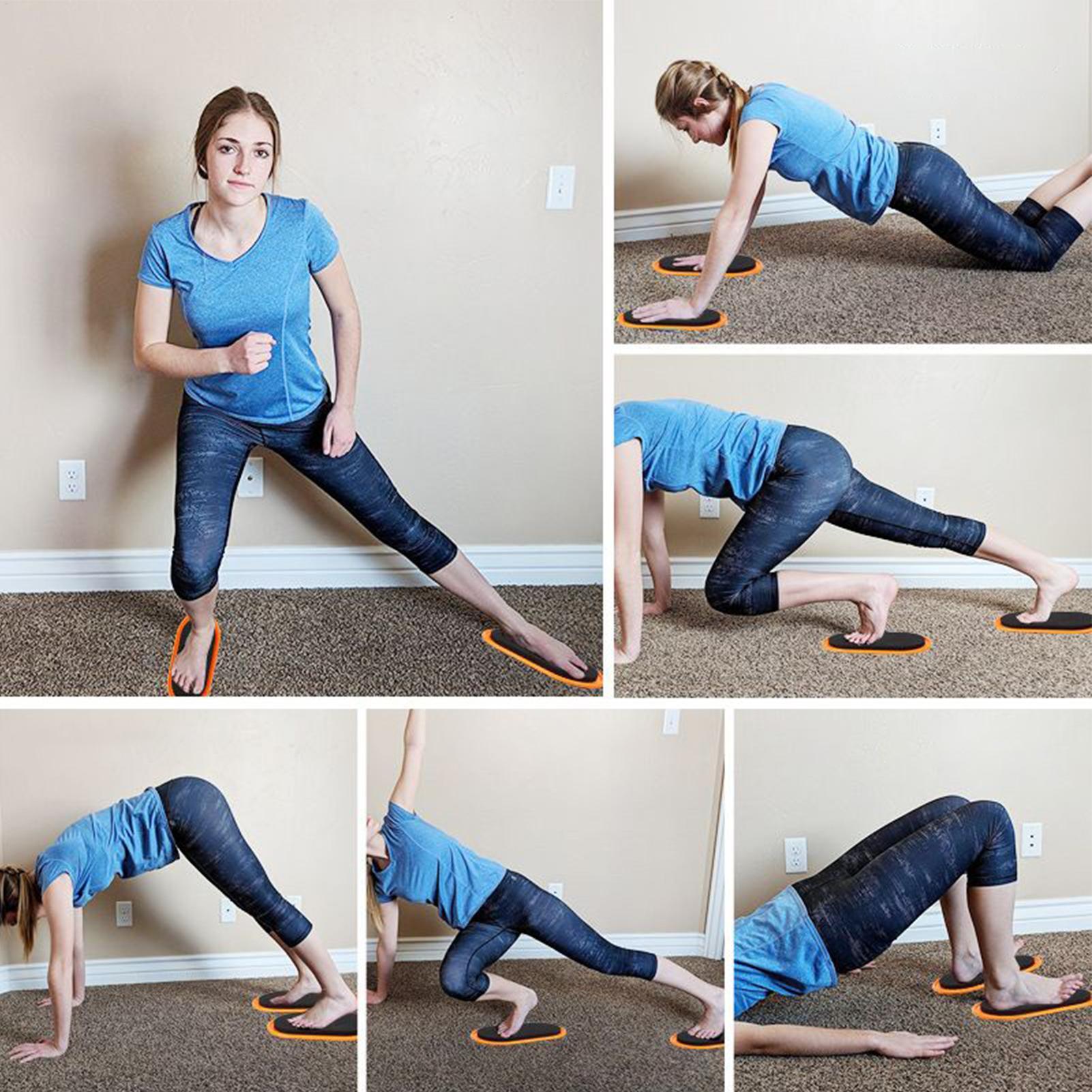 Workout Sliders Disc Oval Shap - Home Gym Exercise 评论和价格