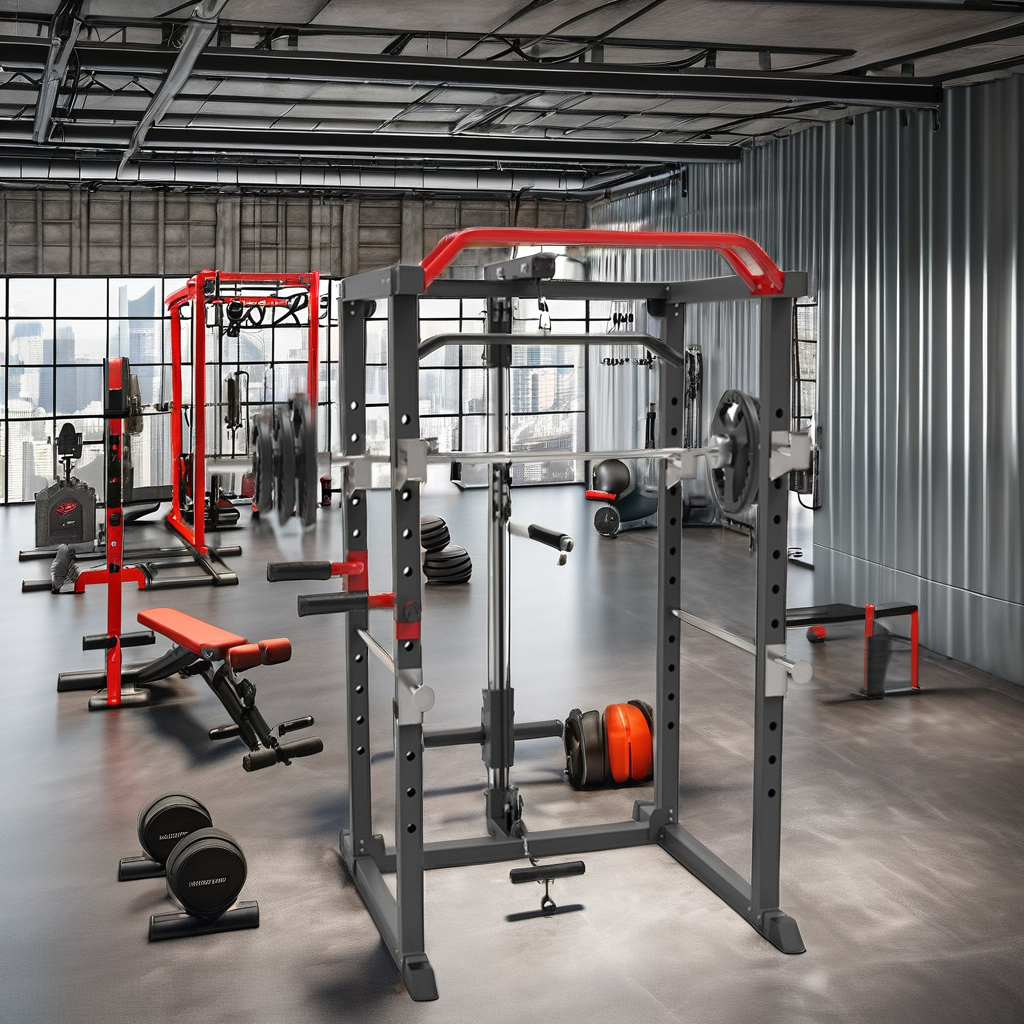 Steel Full Cage Gym Power Towe - Home Gym Exercise 评论和价格