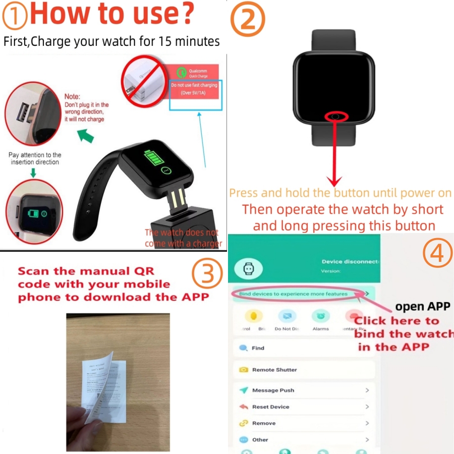 Sport Smartwatch Fitness Brace - Home Gym App 评论和价格