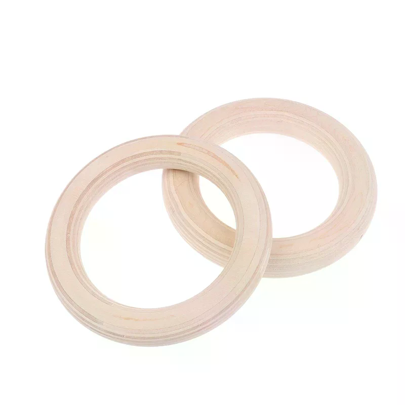 2Pcs/Pairs Wooden Ring Portabl - Gymnastic Rings Wooden 评论和价格