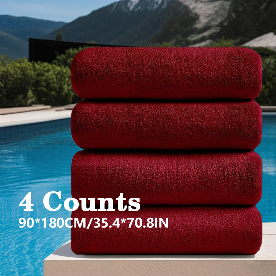 4Pcs Oversized Bath Towel 35.4 - Home Gym Body Solid 评论和价格