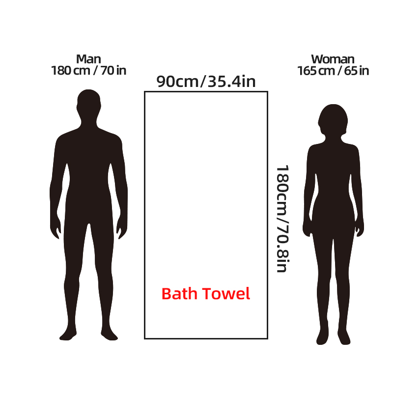 4Pcs Oversized Bath Towel 35.4 - Home Gym Body Solid 评论和价格