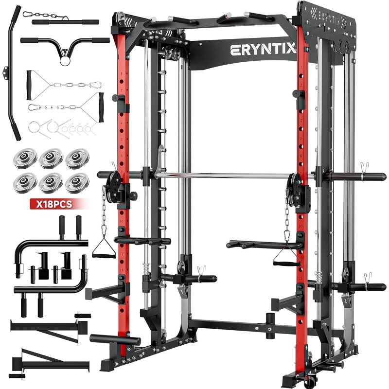 Smith Machine, 2600 LBS Capaci - Home Gym One Machine 评论和价格