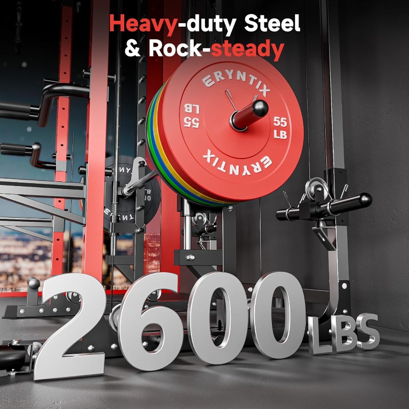 Smith Machine, 2600 LBS Capaci - Home Gym One Machine 评论和价格