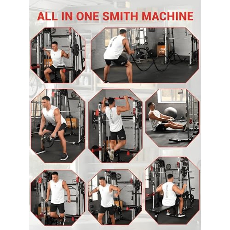 Smith Machine Home Gym All in  - Home Gym One Machine 评论和价格