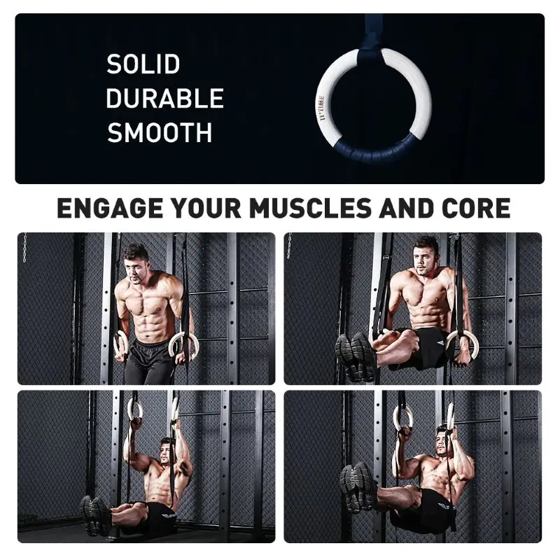 Core Strength Exercise Gymnast - Gymnastic Rings Wooden 评论和价格
