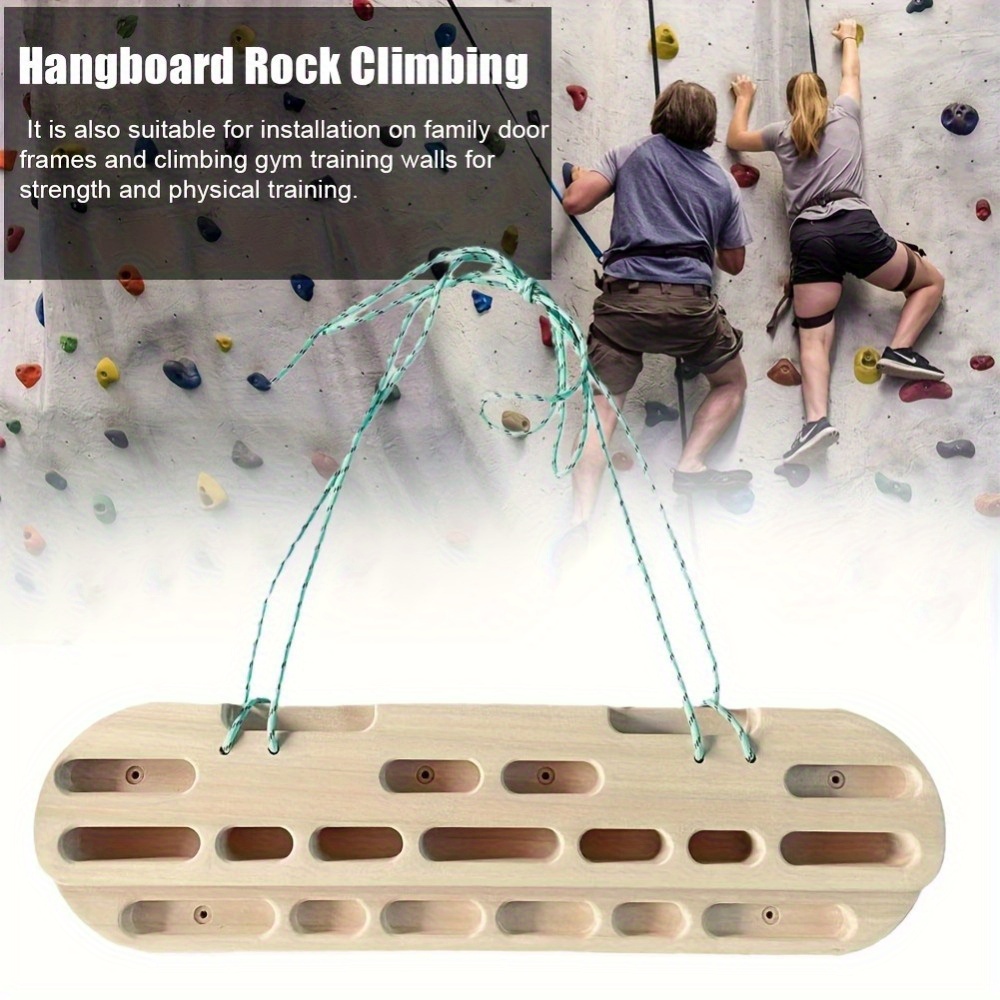 New Wooden Climbing Wall Set—H - Gymnastic Rings Wooden 评论和价格