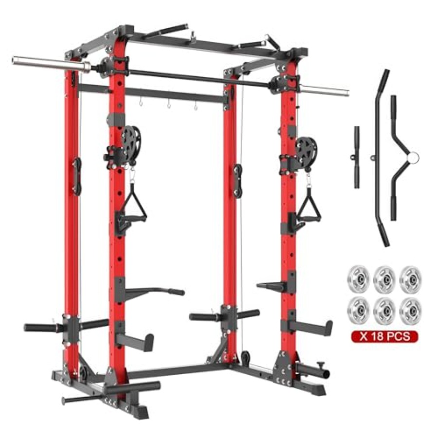 Smith Machine 5 in 1 Heavy-Dut - Home Gym One Machine 评论和价格