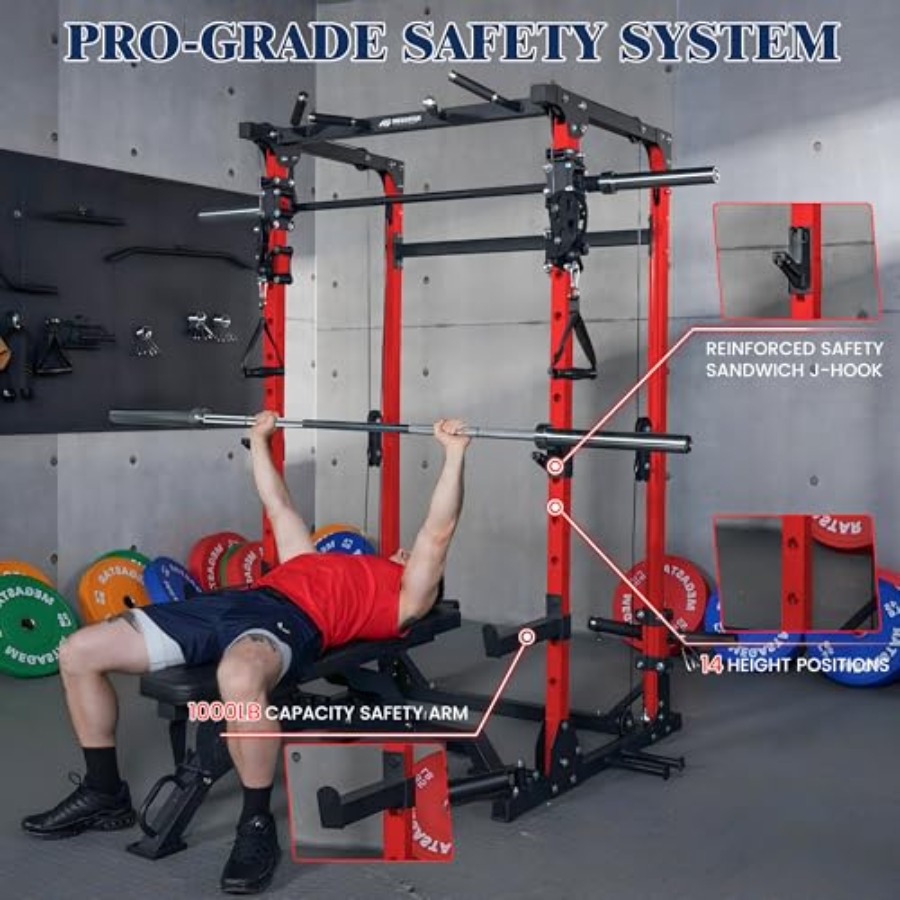 Smith Machine 5 in 1 Heavy-Dut - Home Gym One Machine 评论和价格