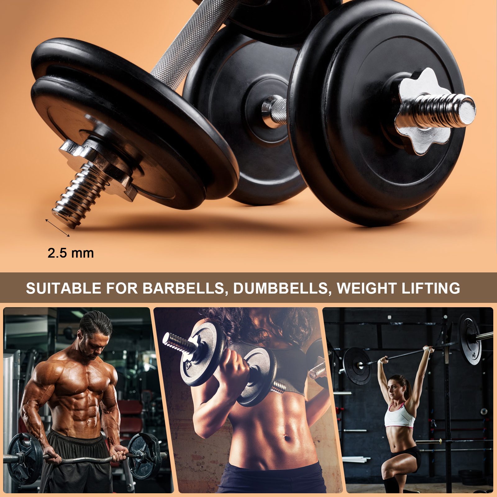2pcs Anti-Slip Weight Lifting  - Hex Dumbbell Set 评论和价格