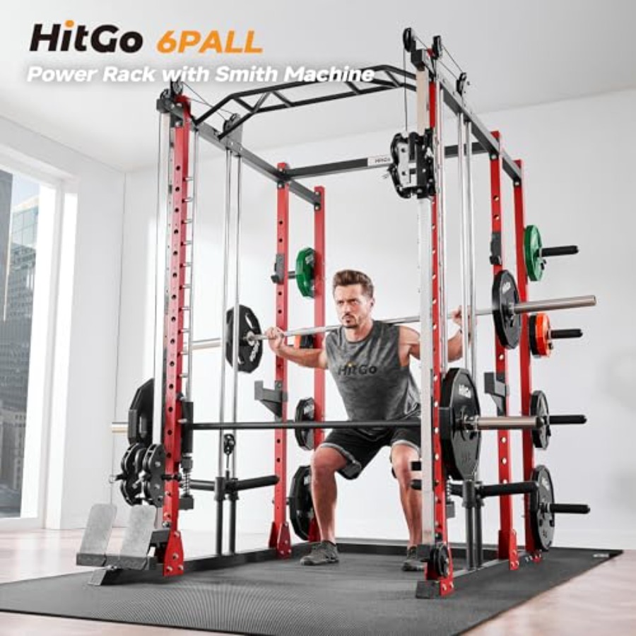 All-in-One Power Rack with Smi - Home Gym One Machine 评论和价格