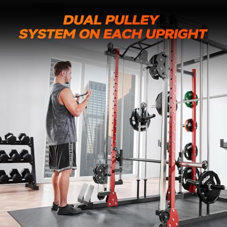All-in-One Power Rack with Smi - Home Gym One Machine 评论和价格