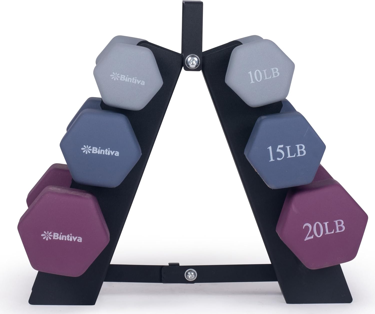 Dumbbell Set with Rack for Hom - Hex Dumbbell Set 评论和价格
