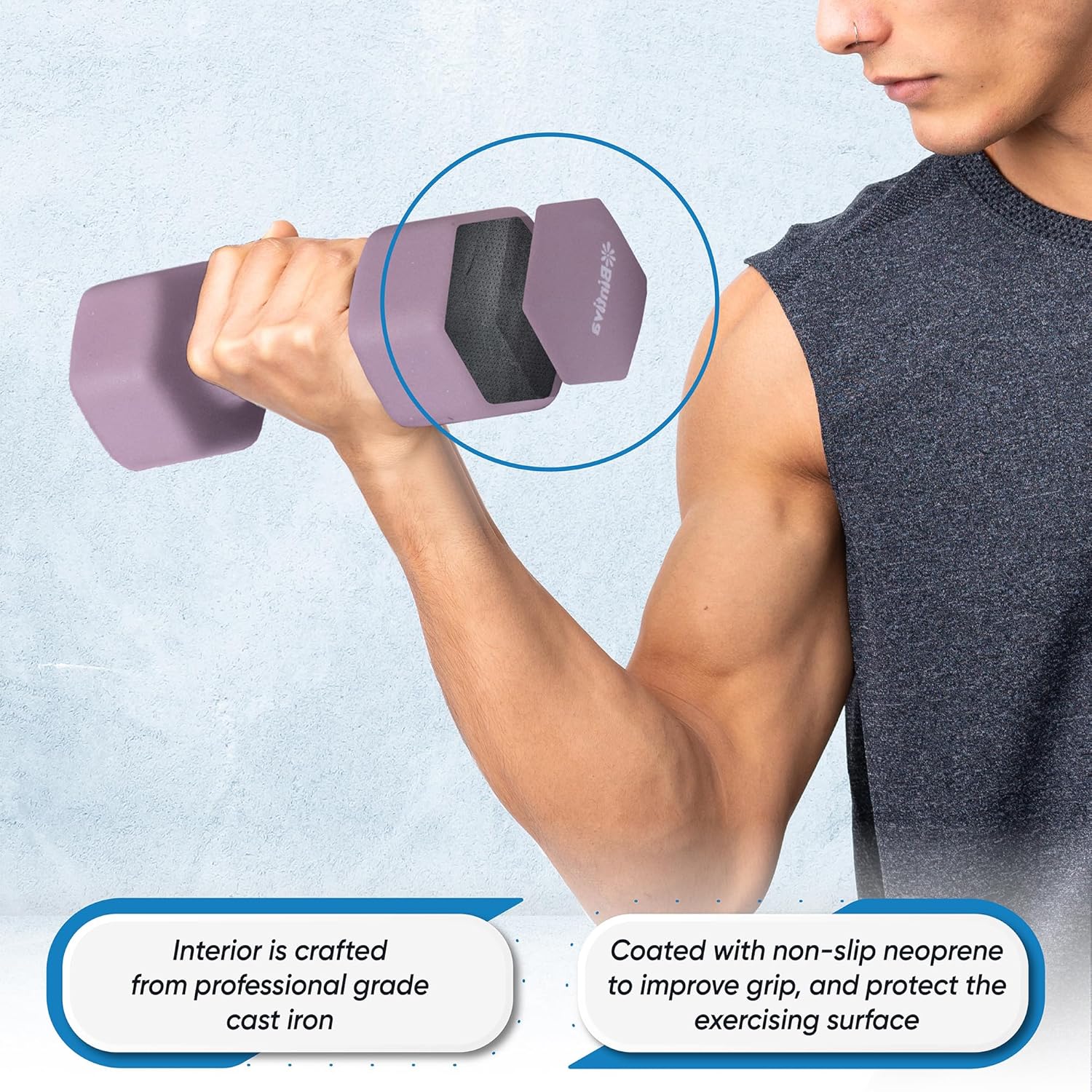 Dumbbell Set with Rack for Hom - Hex Dumbbell Set 评论和价格
