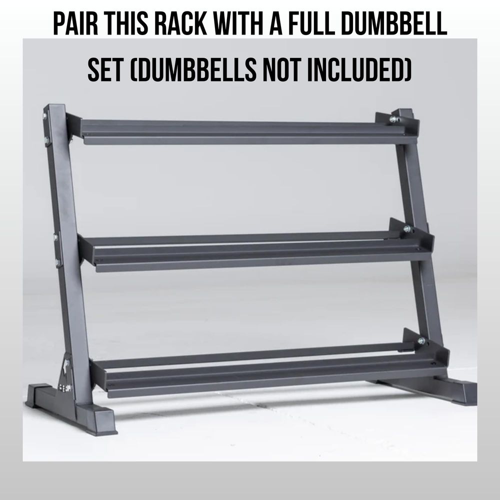 Fitness Dumbbell Rack 3Tier Co - Hex Dumbbell Set 评论和价格