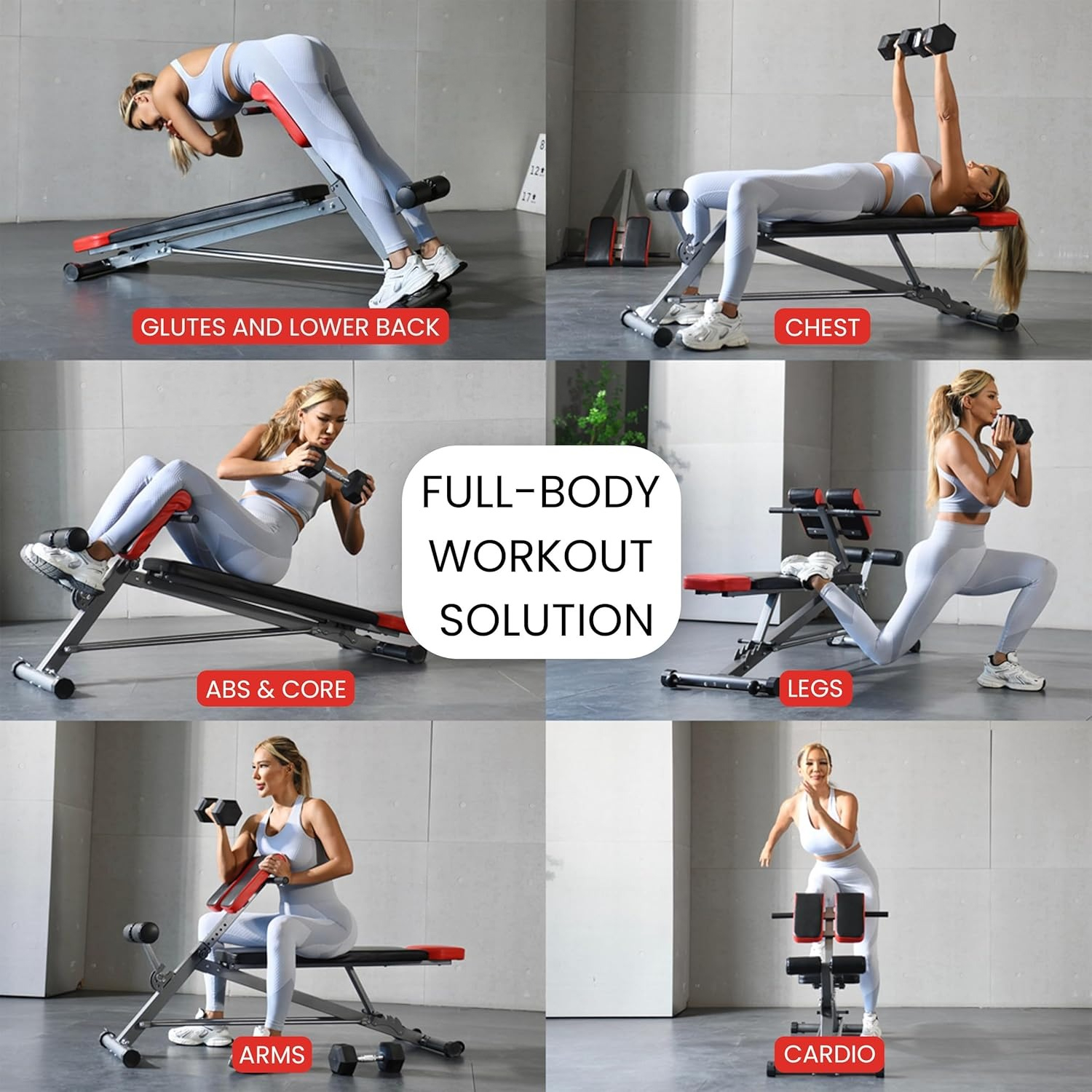 Multi-Functional Weight Bench  - Home Gym Exercise 评论和价格