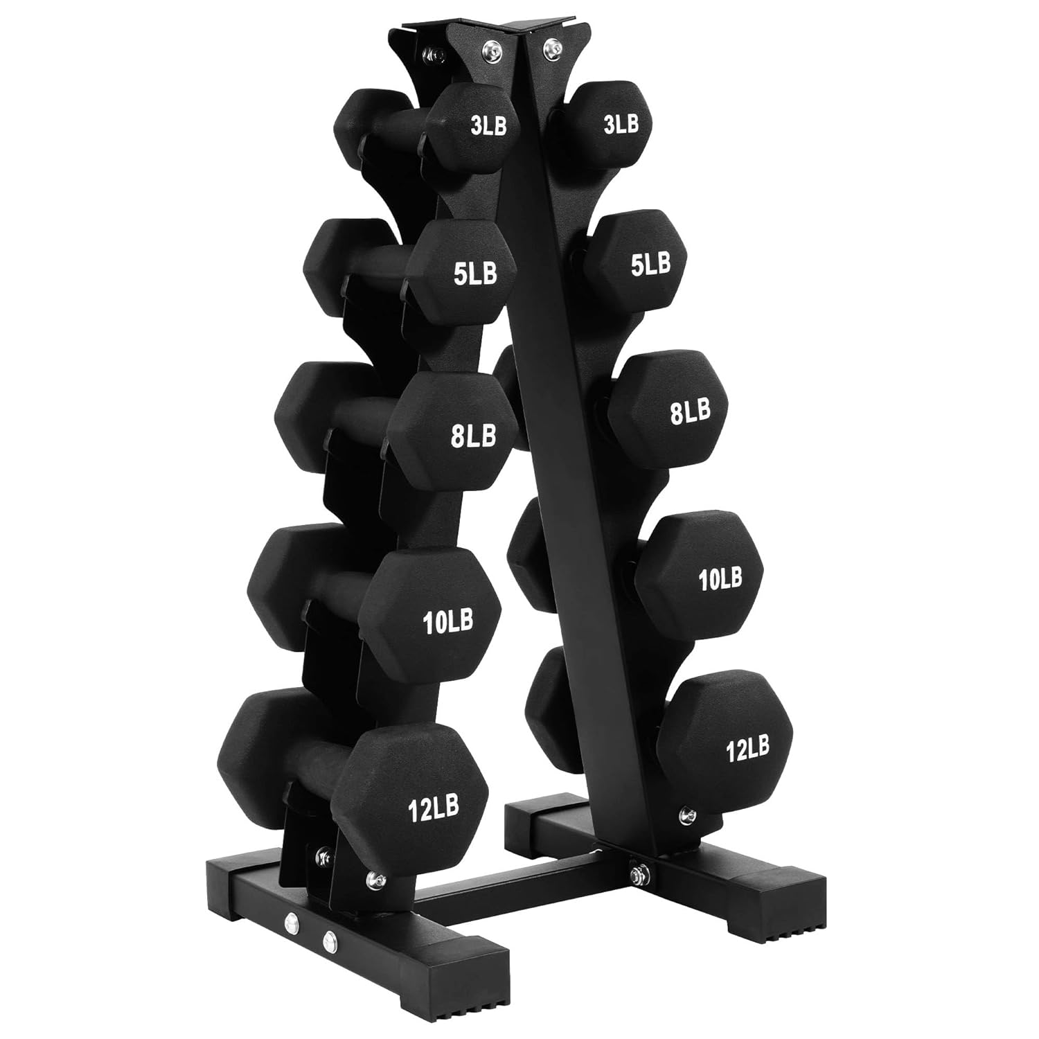 Neoprene Hex Dumbbell Set with - Hex Dumbbell Set 评论和价格