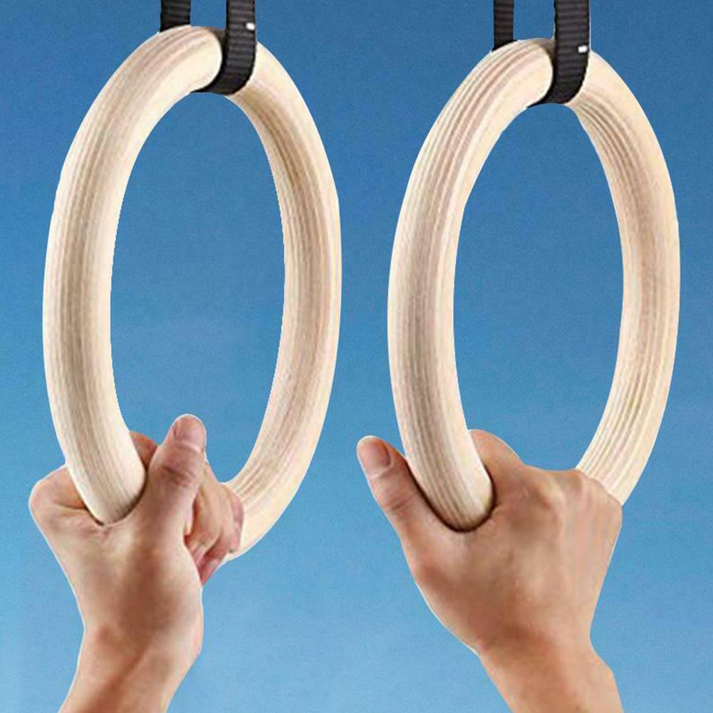 Wooden Gymnastic Rings 28/32mm - Gymnastic Rings Wooden 评论和价格