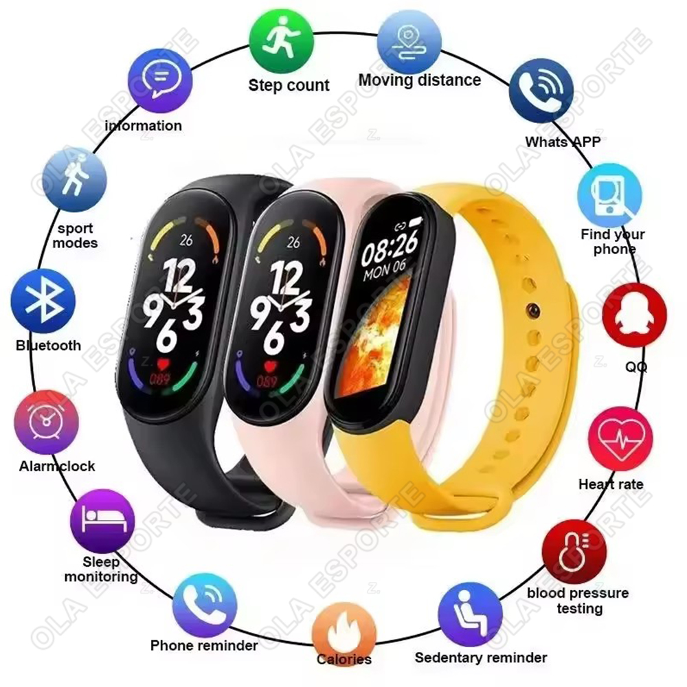 M7 Smart Watch Heart Rate Bloo - Home Gym App 评论和价格