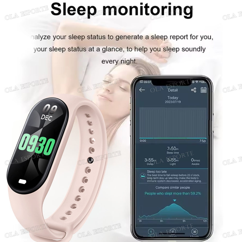 M7 Smart Watch Heart Rate Bloo - Home Gym App 评论和价格