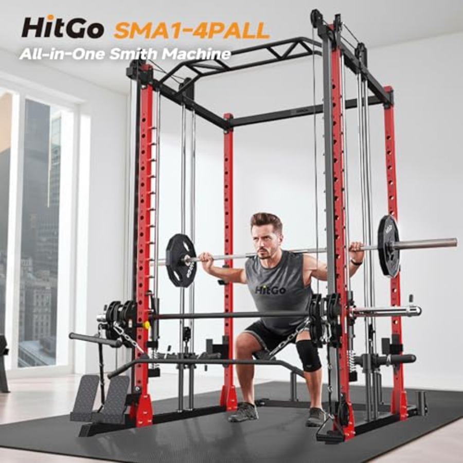 All-in-One Power Rack with Smi - Home Gym One Machine 评论和价格