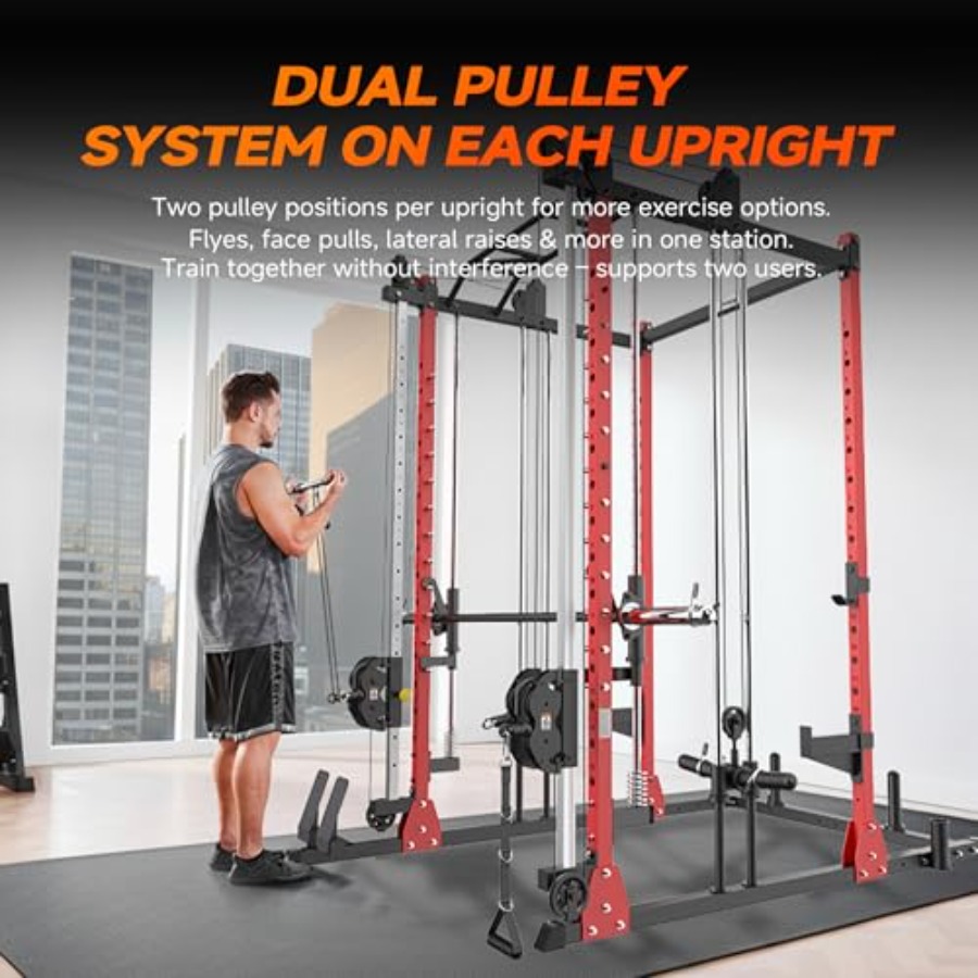 All-in-One Power Rack with Smi - Home Gym One Machine 评论和价格