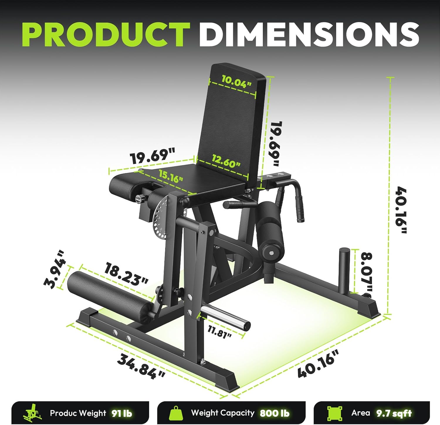 Home Gym Use, Metal Material,  - Home Gym Leg Extension 评论和价格