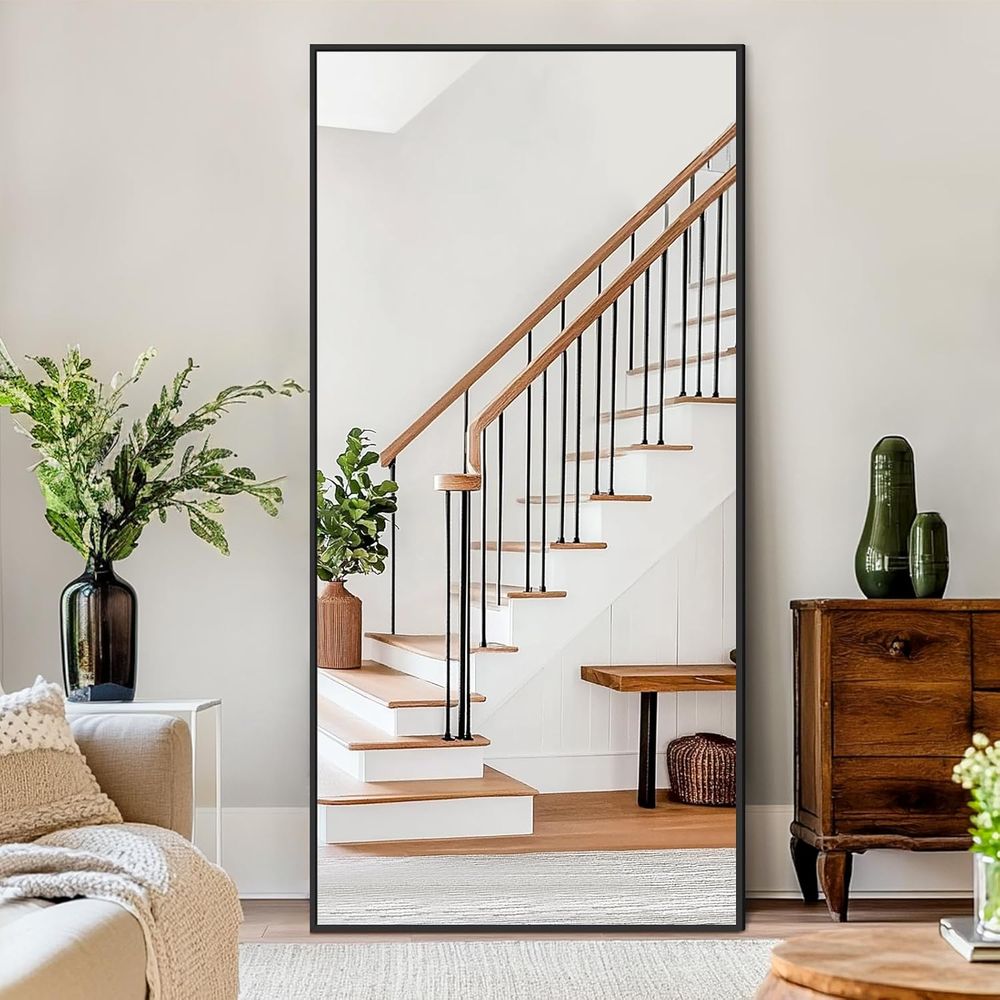 Large Floor Mirror Full Length - Home Gym Minimalist 评论和价格