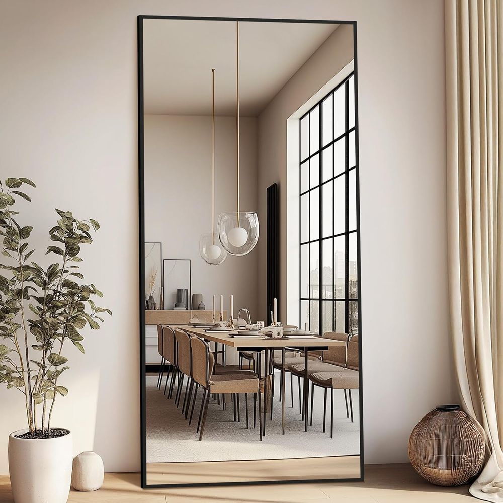 Large Floor Mirror Full Length - Home Gym Minimalist 评论和价格