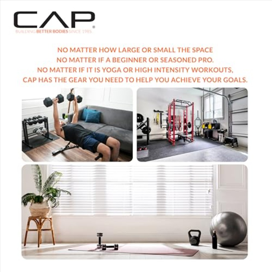 CAP Barbell 60 lb Neoprene Hex - Hex Dumbbell Set 评论和价格