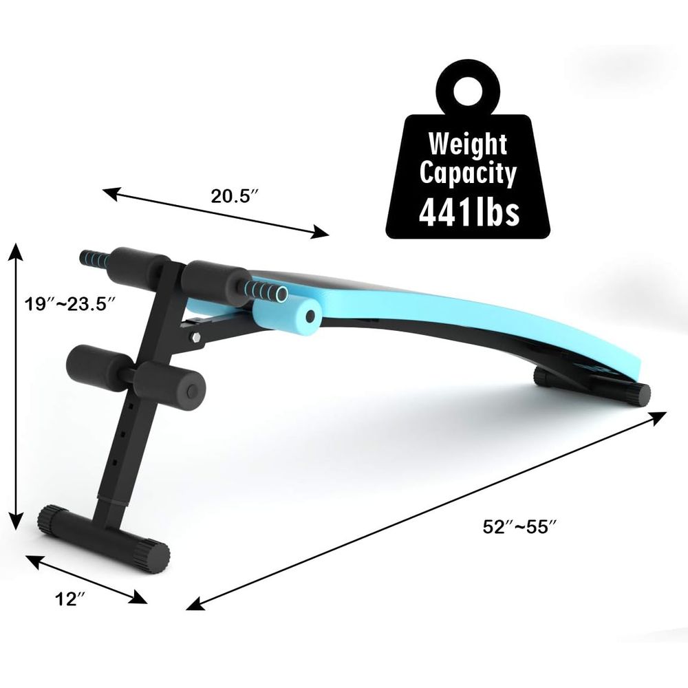 Max Load 441lbs Adjustable Sit - Home Gym Exercise 评论和价格