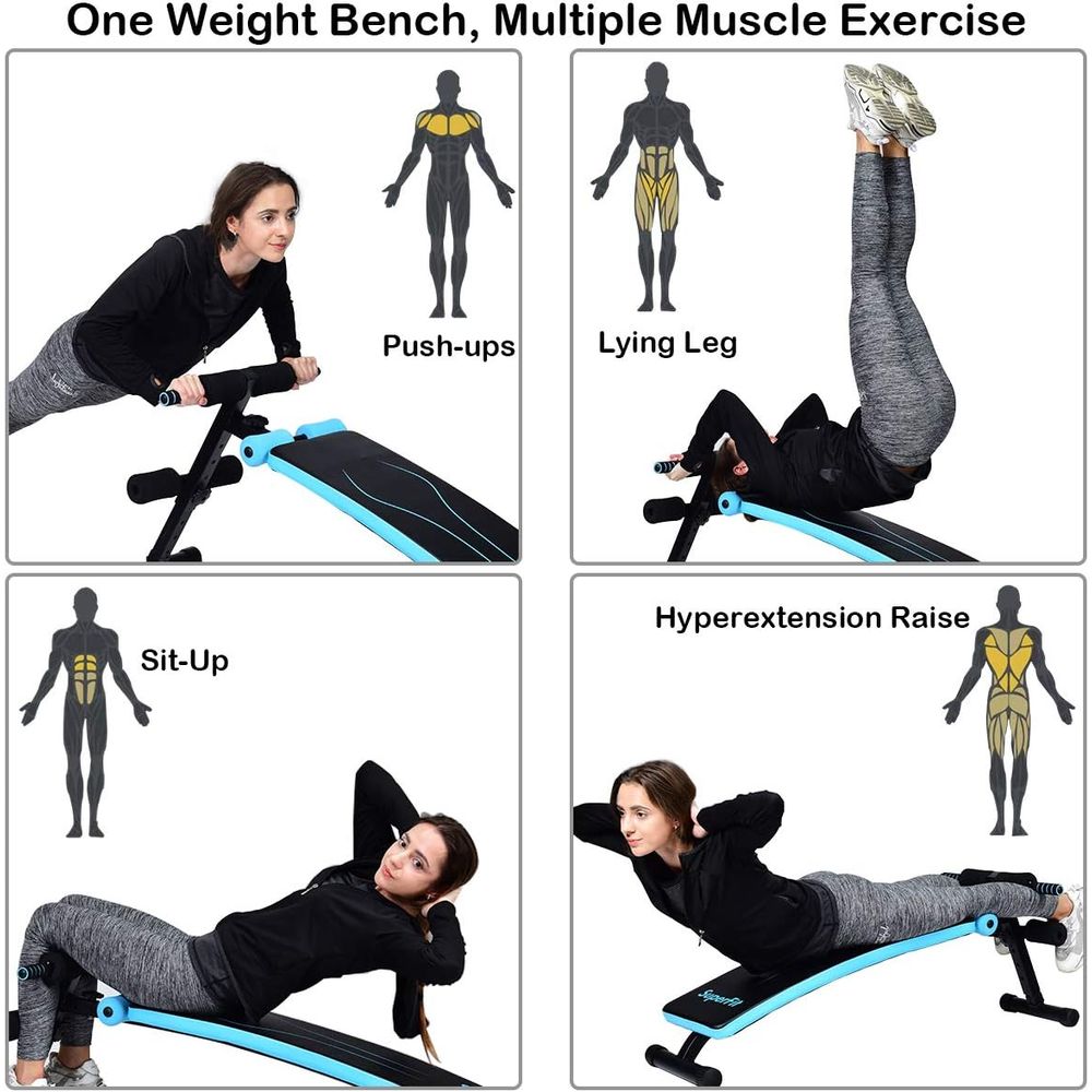 Max Load 441lbs Adjustable Sit - Home Gym Exercise 评论和价格
